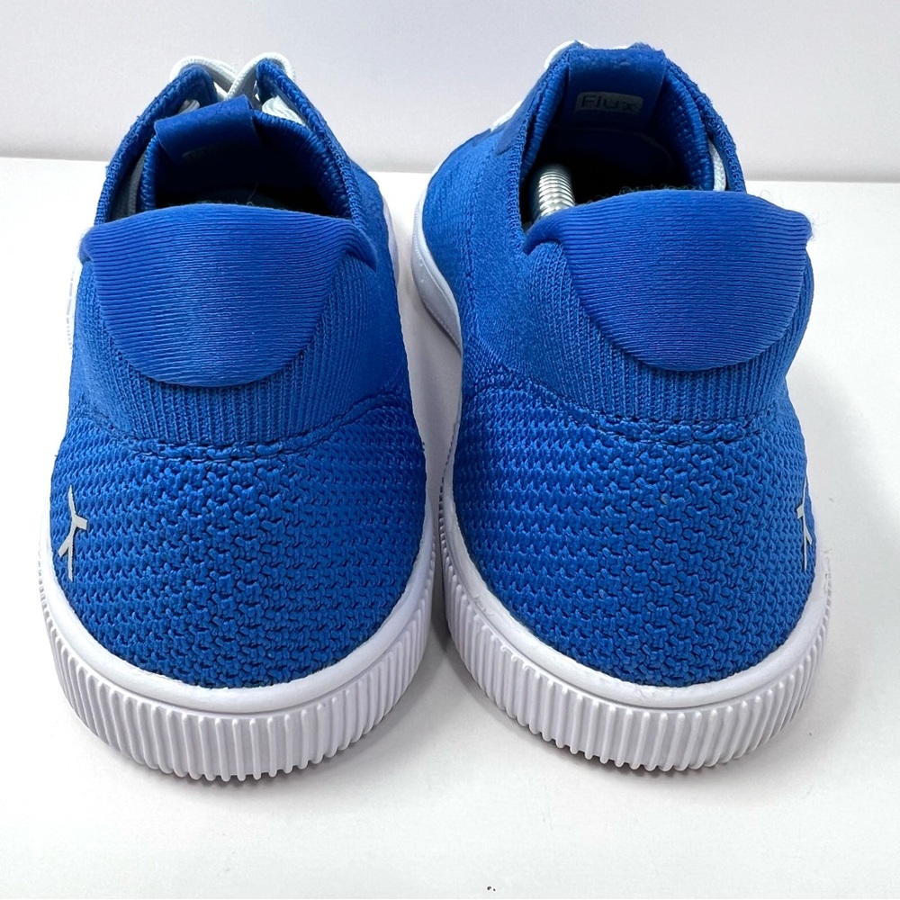 Blue Knit Athletic Sneakers - Flux Women’s Casual Trainers - Picture 5 of 8